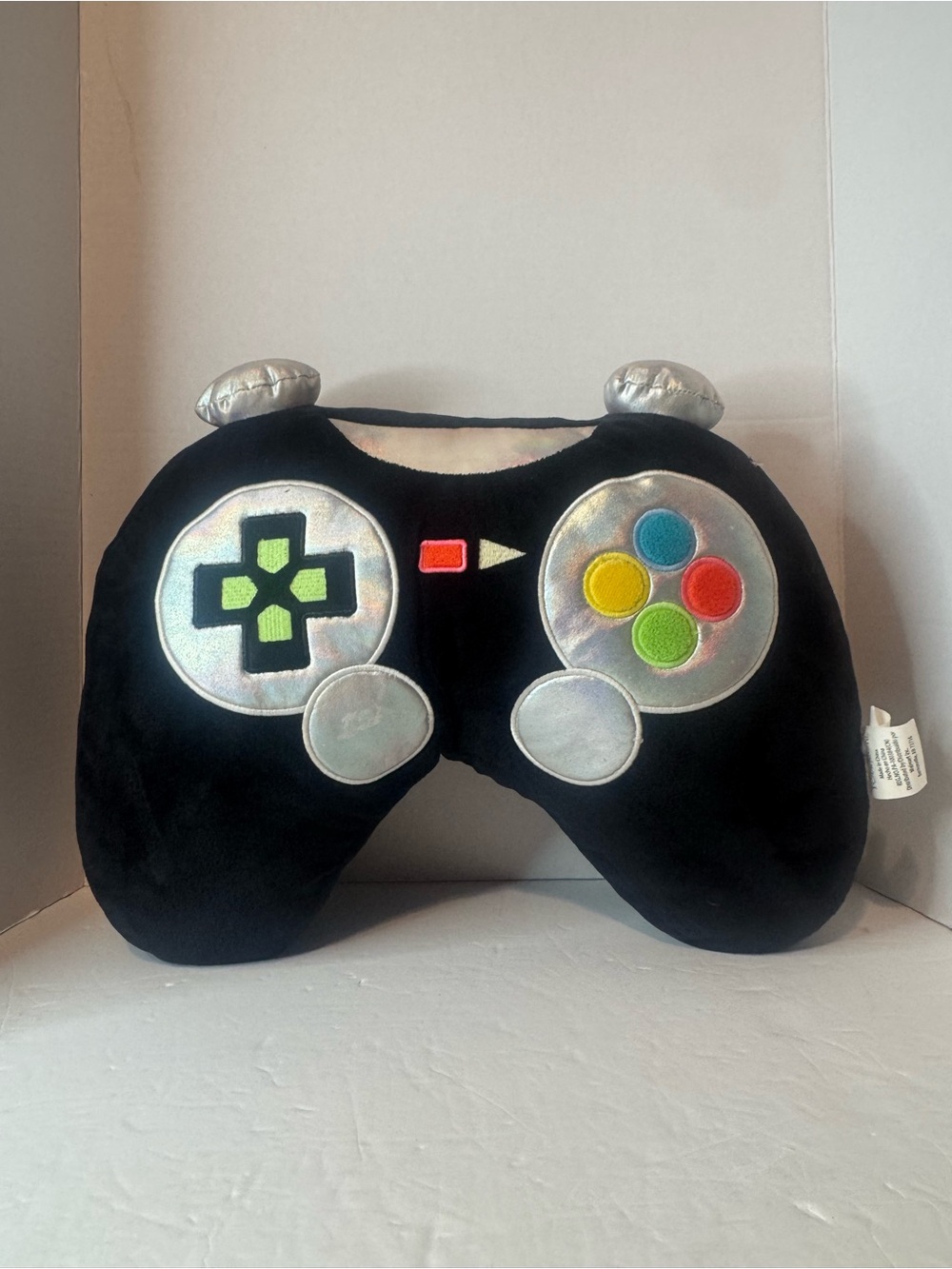 YOUR ZONE HUGGABLE STUFFED PLUSH GAMER CONTROLLER PILLOW 16"X9"